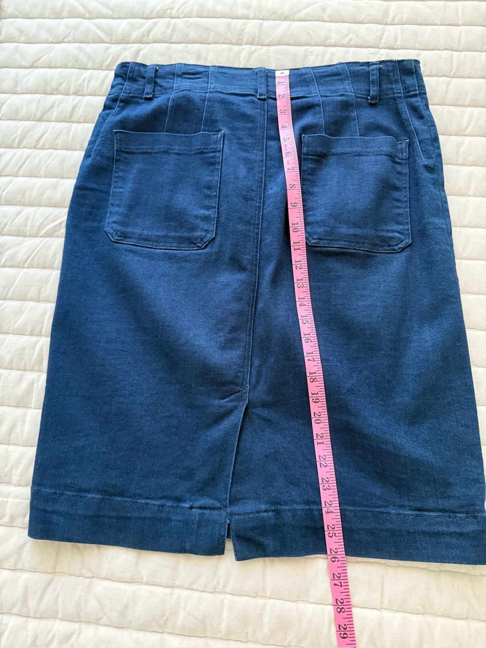 Maeve Anthropologie The Colette Denim Skirt Size L
